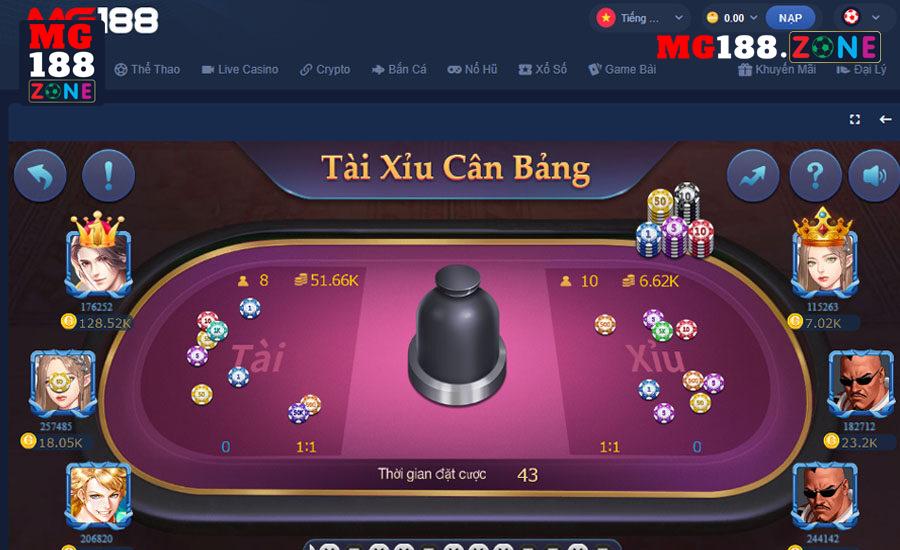 Cách tham gia game Tài xỉu Mg188